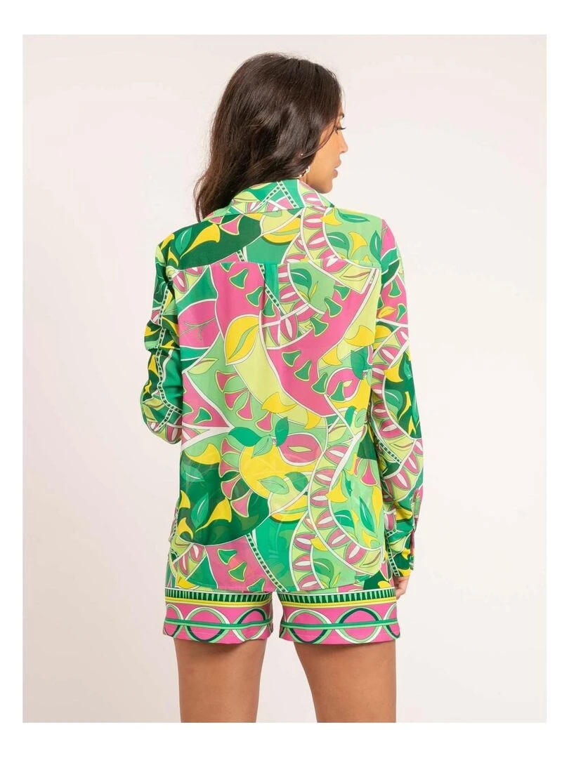 Chemise motifs OMBELLE Vert