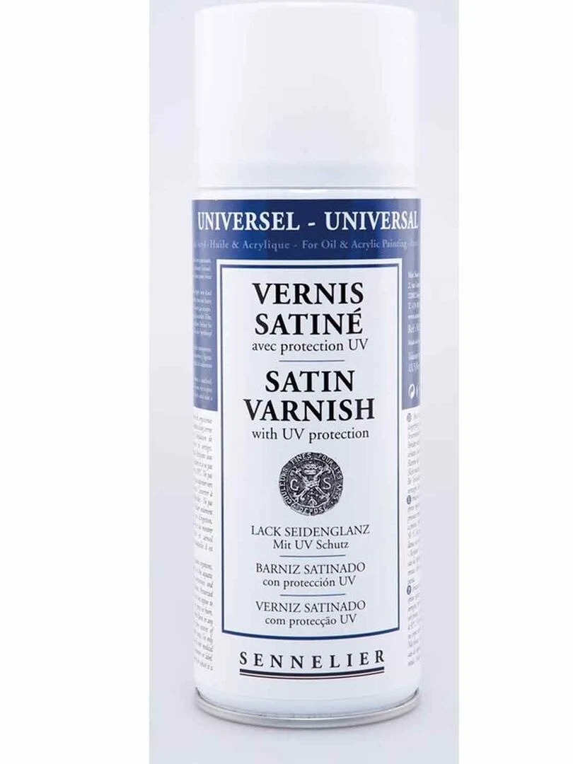 Vernis satiné anti UV aérosol 400 ml   N/A