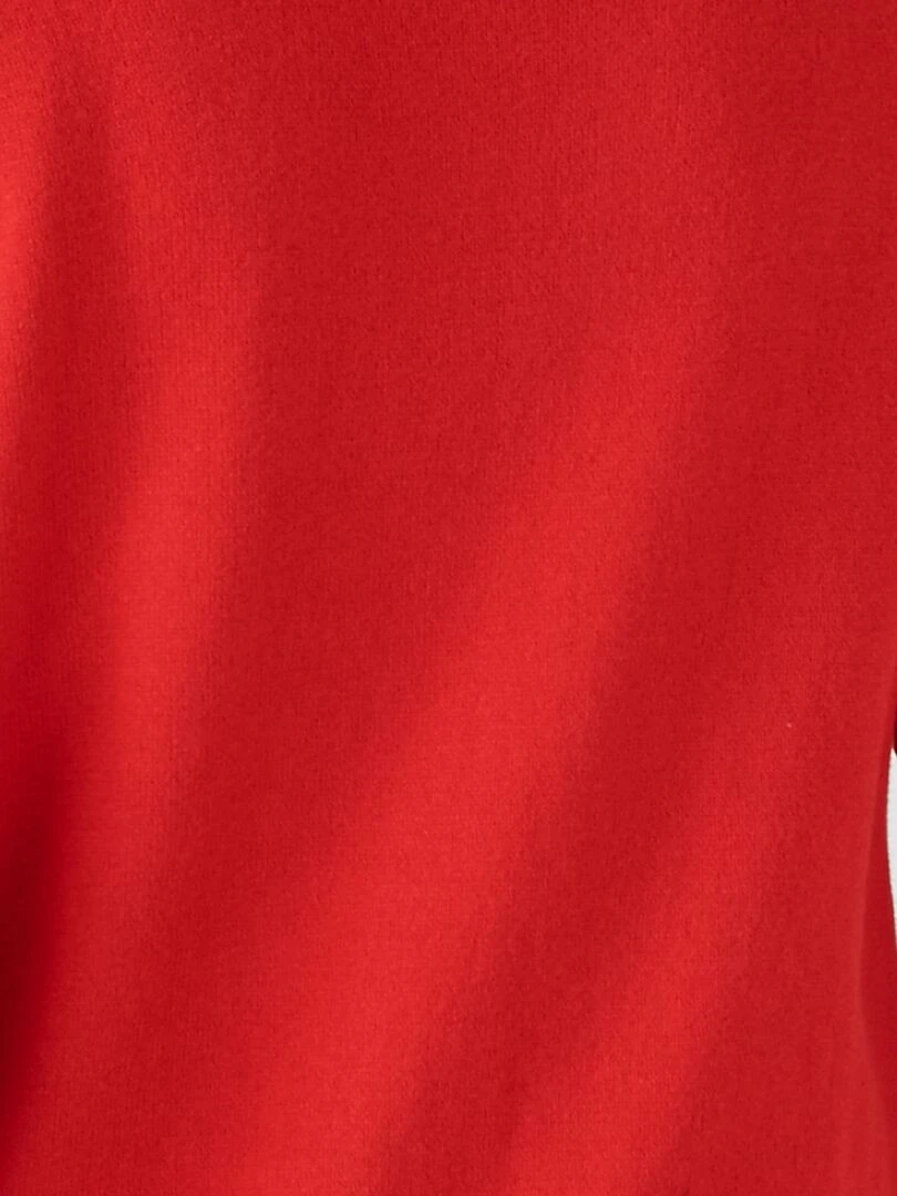 Pull rayures et côtes   Damart   Blanc Rouge Blanc