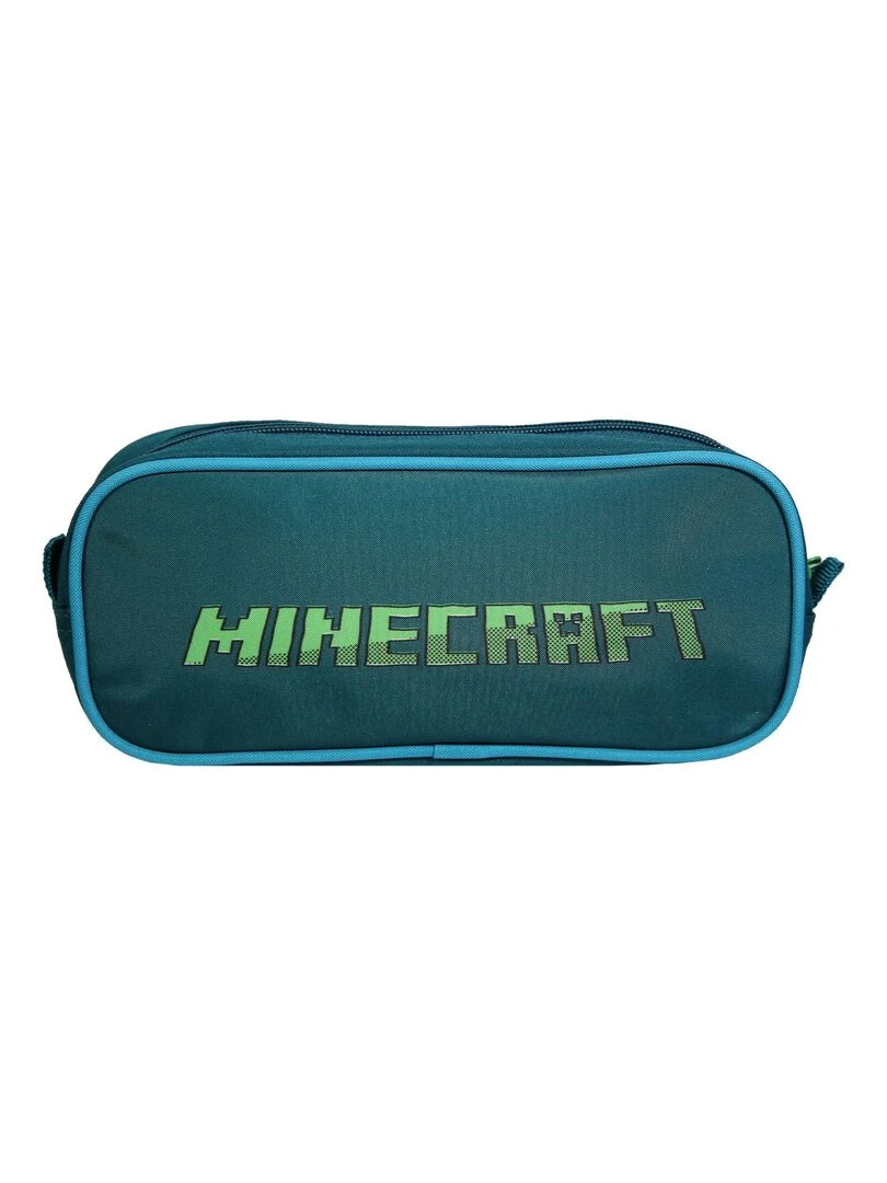 Trousse scolaire rectangulaire Minecraft Jeu Vidéo Verte Bagtrotter   Vert