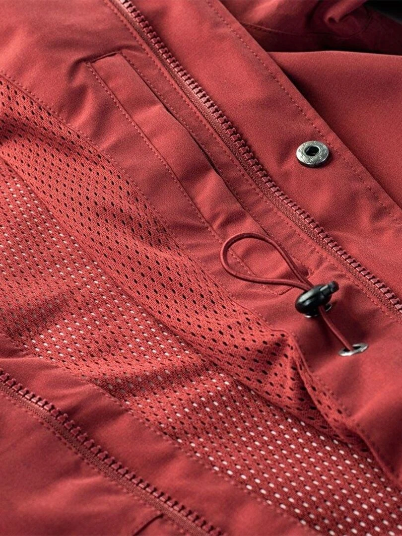 Iguana   Veste imperméable NAVY   Rouge foncé