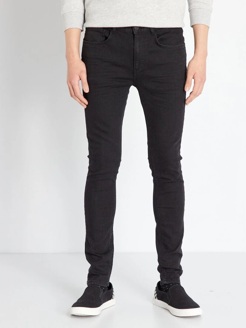 Jean skinny stretch L32 Noir