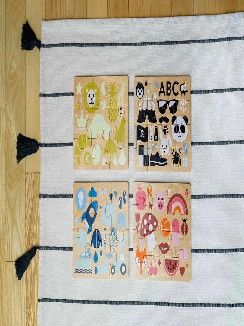 Set de puzzle en bois N/A