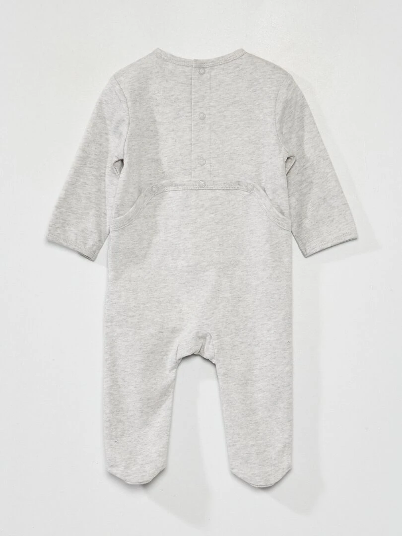 Pyjama en jersey avec imprimé   Blanc