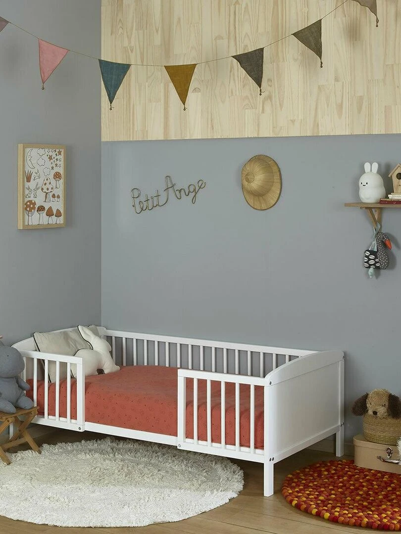 Pack lit enfant avec matelas Peyo   AKITEN RETAIL   Blanc Blanc