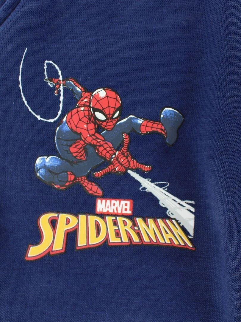 Disney   Pantalon De Jogging garçon imprimé Spiderman   Bleu marine