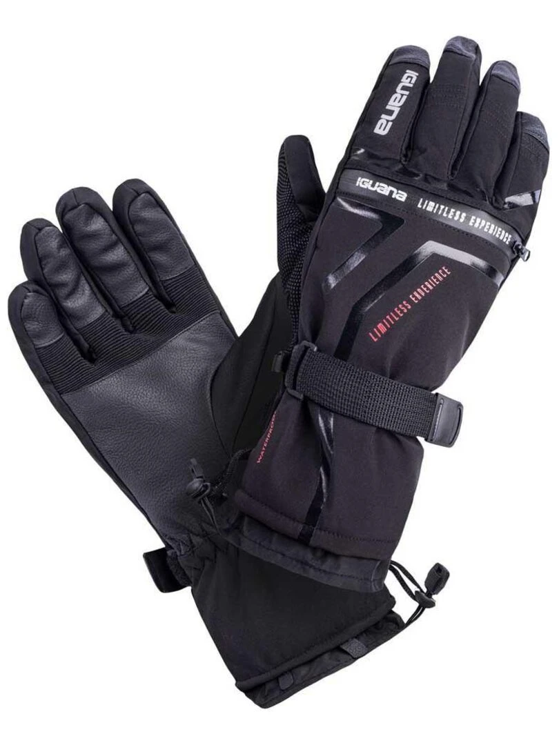 Iguana Gants de ski ADAMO Noir