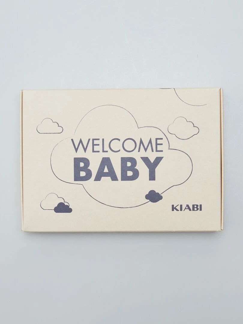 Box de naissance 'Welcome Baby' 5 pièces   Mixte   Marron