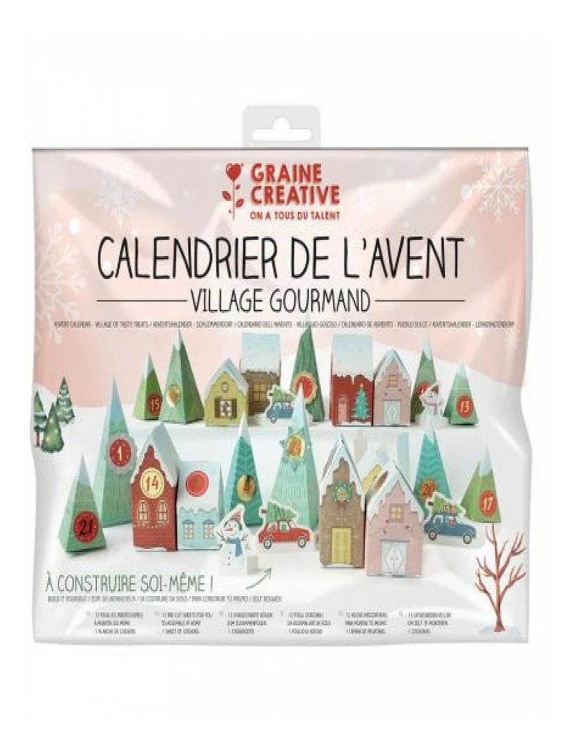 Calendrier De L Avent A Construire Village Gourmand   N/A