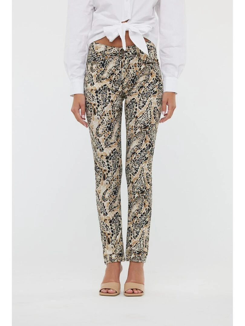 Lee Cooper Pantalon coton slim LC135 Beige