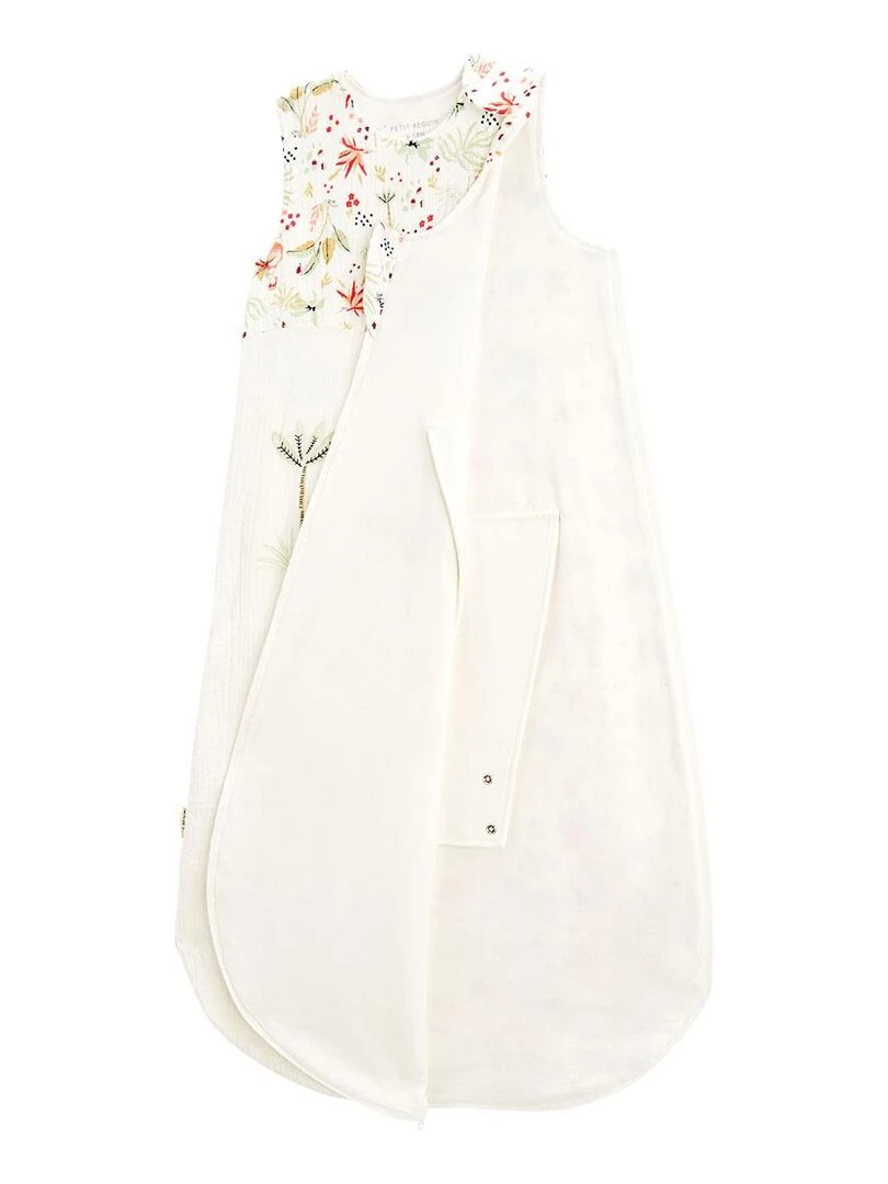 Gigoteuse d'été en gaze de coton Petit Paradis   Ecru