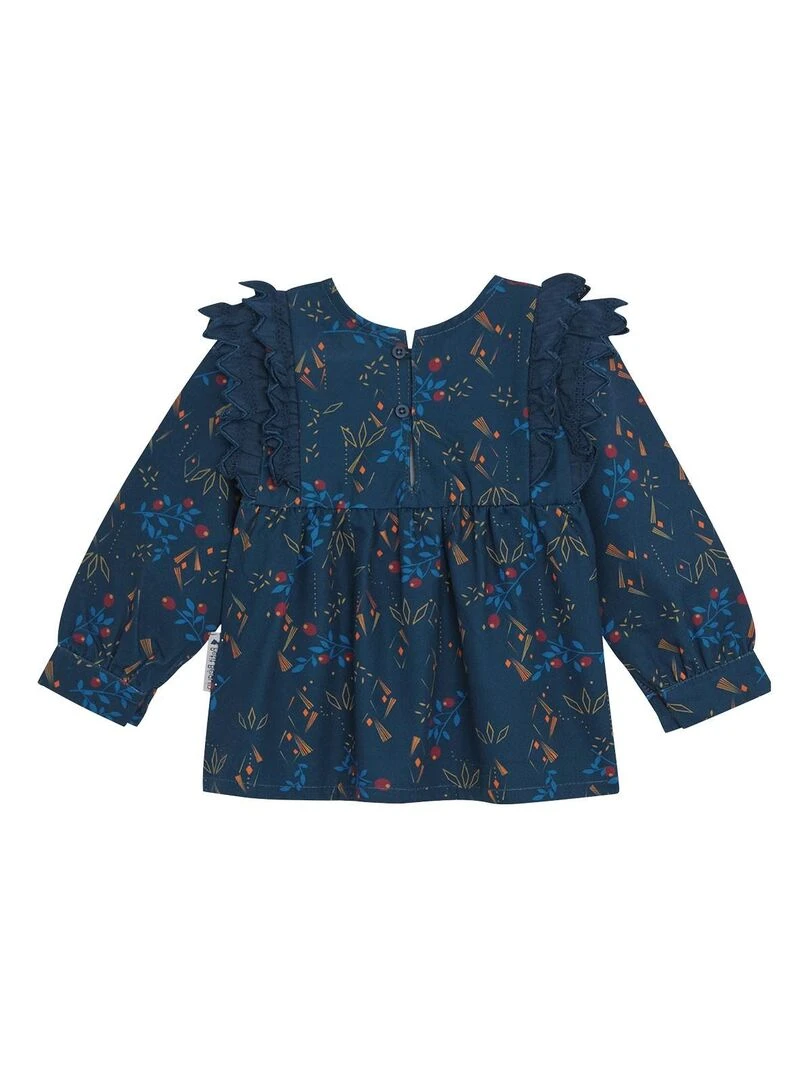 Blouse fille Souffle Étoilé Bleu