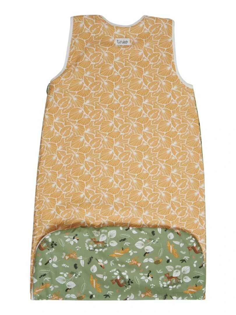 Tinéo   Gigoteuse évolutive 9 36 mois été   Safari   Blanc Vert Blanc