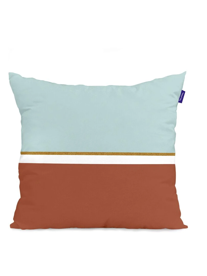 Housse de coussin Golden lands "Happyfriday" Blanc