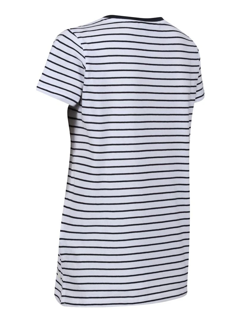 Regatta   T shirt ODALIS   Blanc Bleu