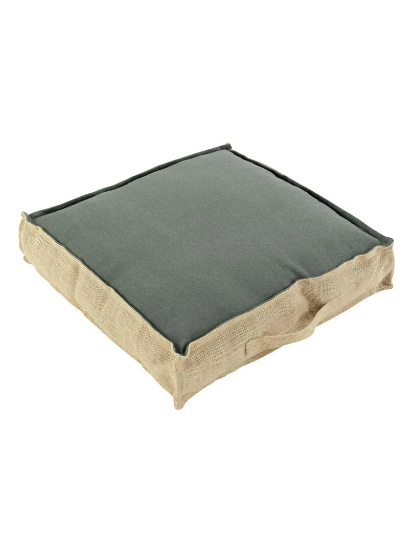 Coussin de sol Jute Collection Belitas Kaki