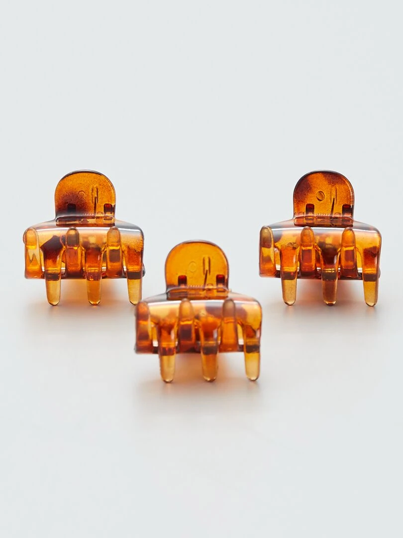 Lot de 3 pinces crabes écaille
