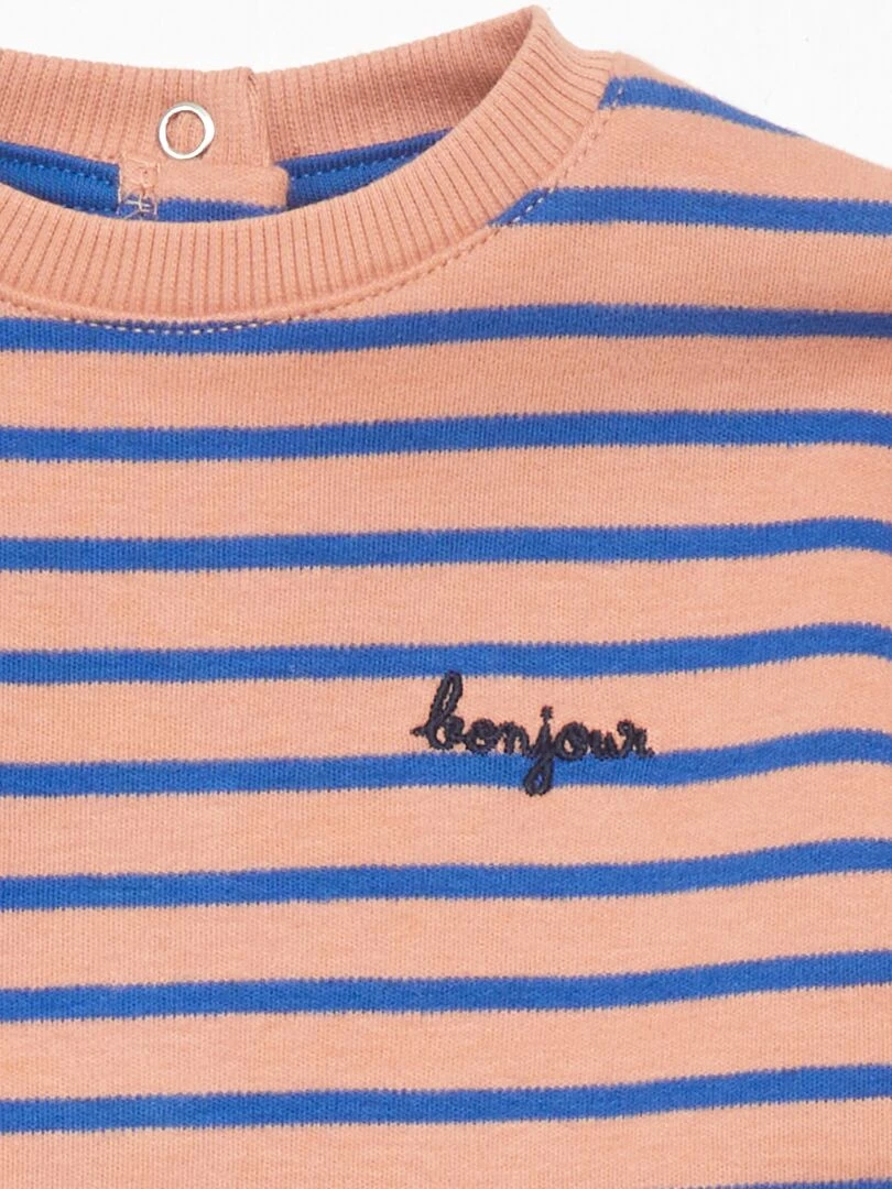 T shirt à manches longues Rose