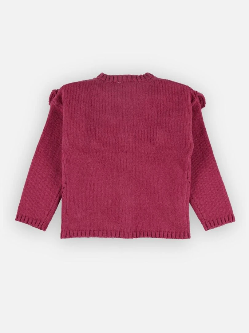 Cardigan tricot à volants    Noukie's   Rouge