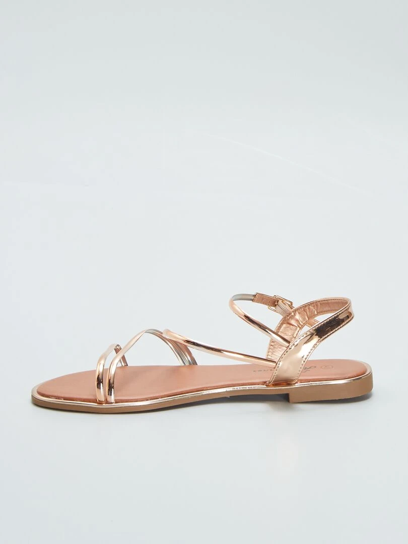 Sandales cuivrées   Cuivré
