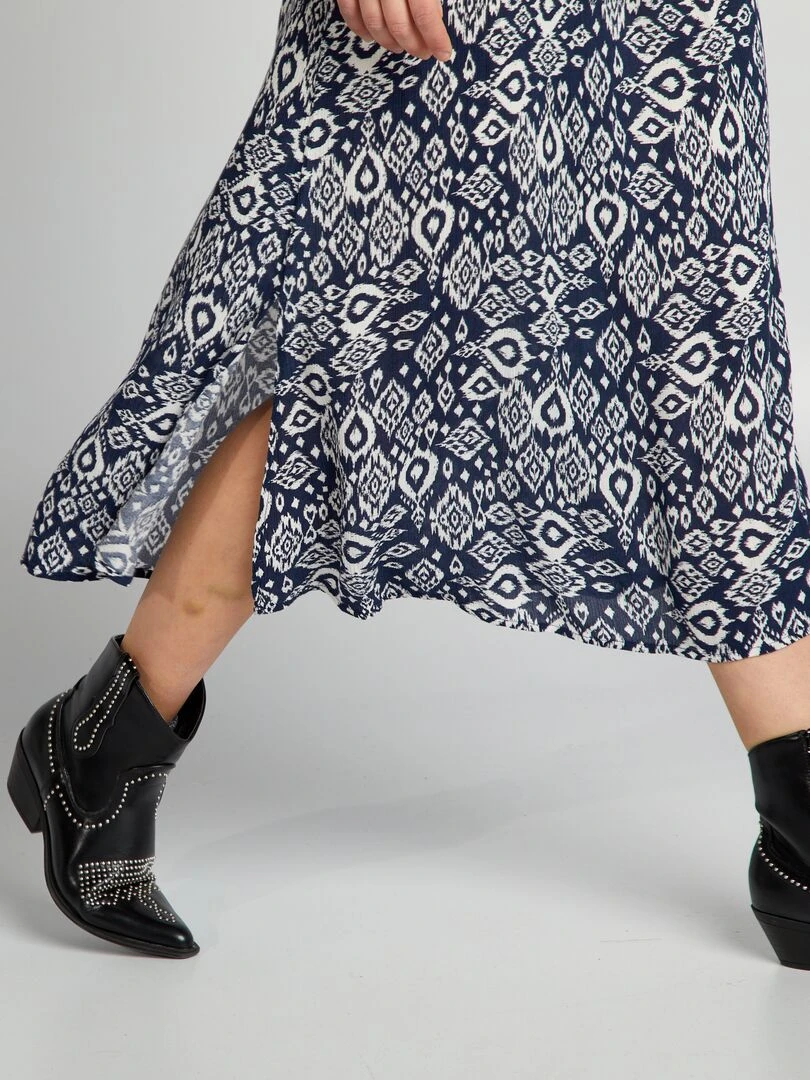 Robe midi Bleu marine