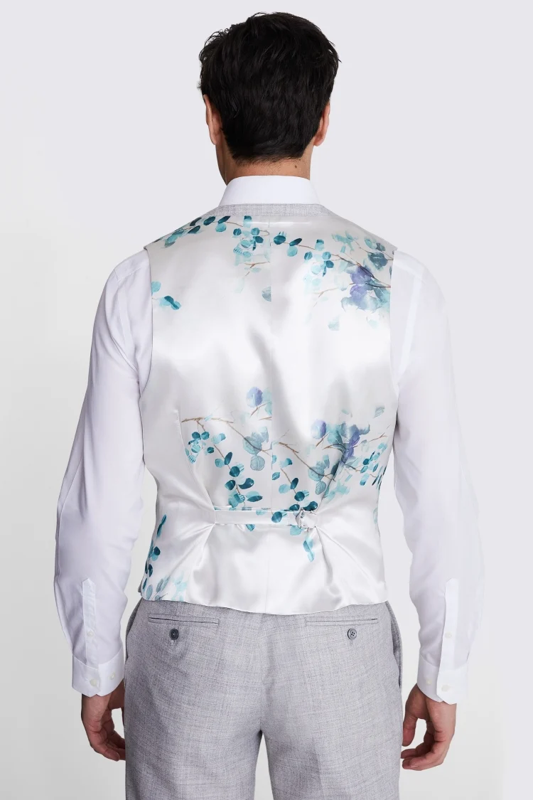 Slim Fit Light Grey Waistcoat Buy Online at Moss