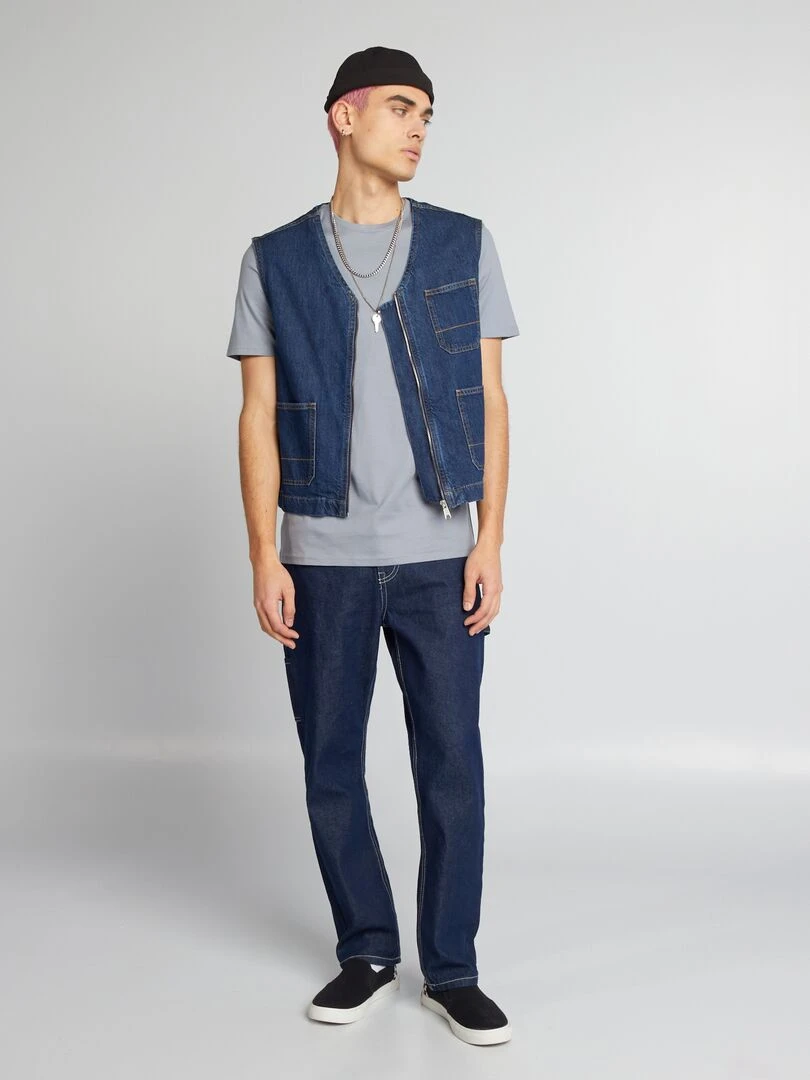 T shirt basique Bleu
