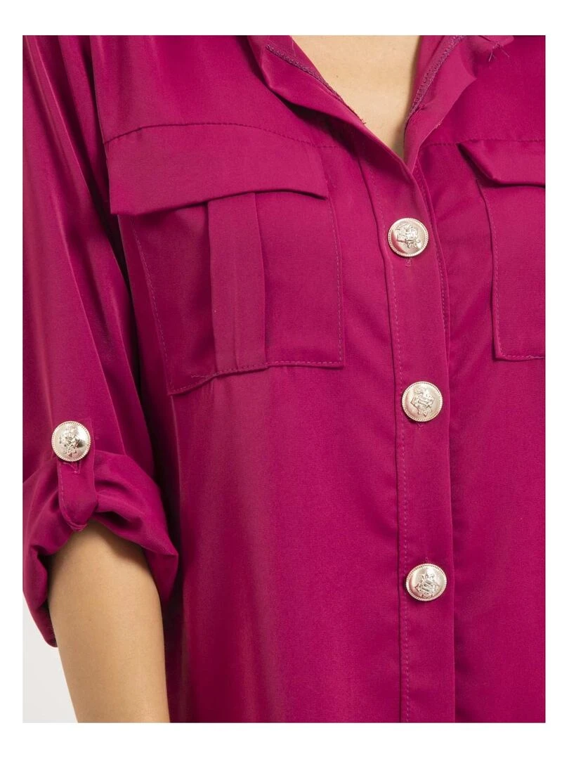 Chemise courte ORELIE   Violet