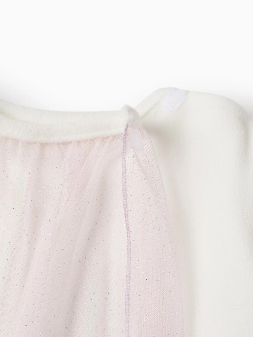 Pyjama polaire avec cape pour fille 'Frozen   Elsa'   FROZEN   Blanc