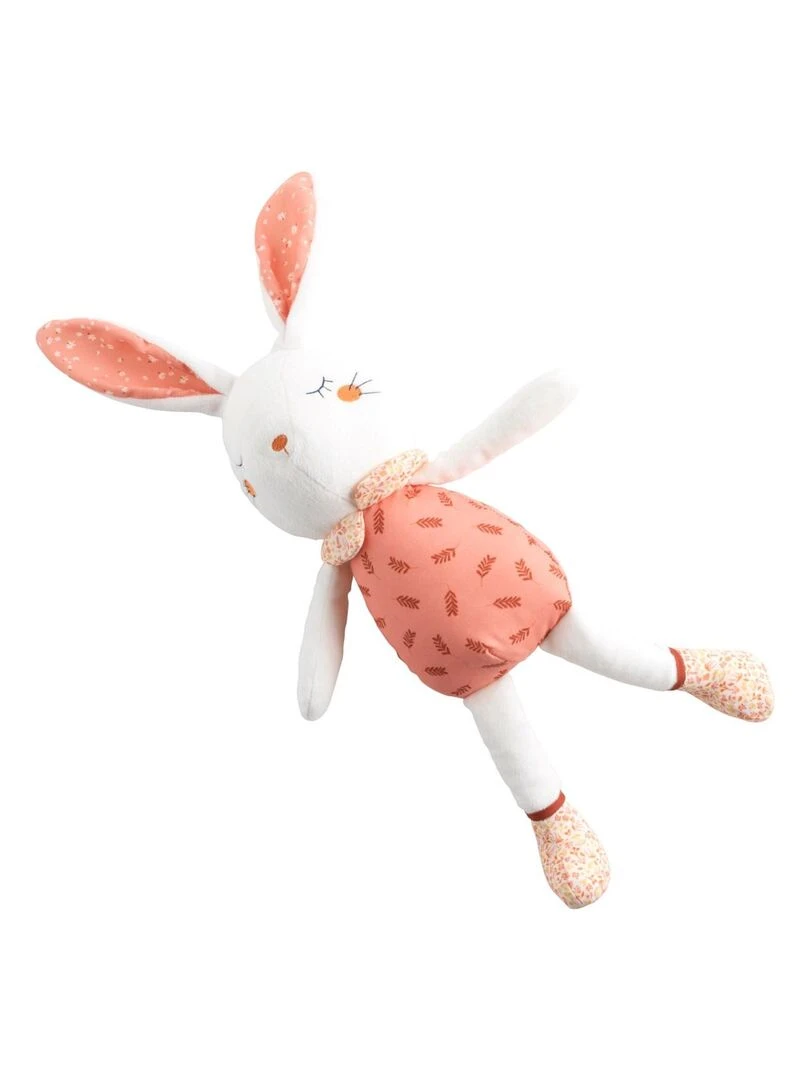 Doudou en velours blanc SAUTHON Blanc Rose