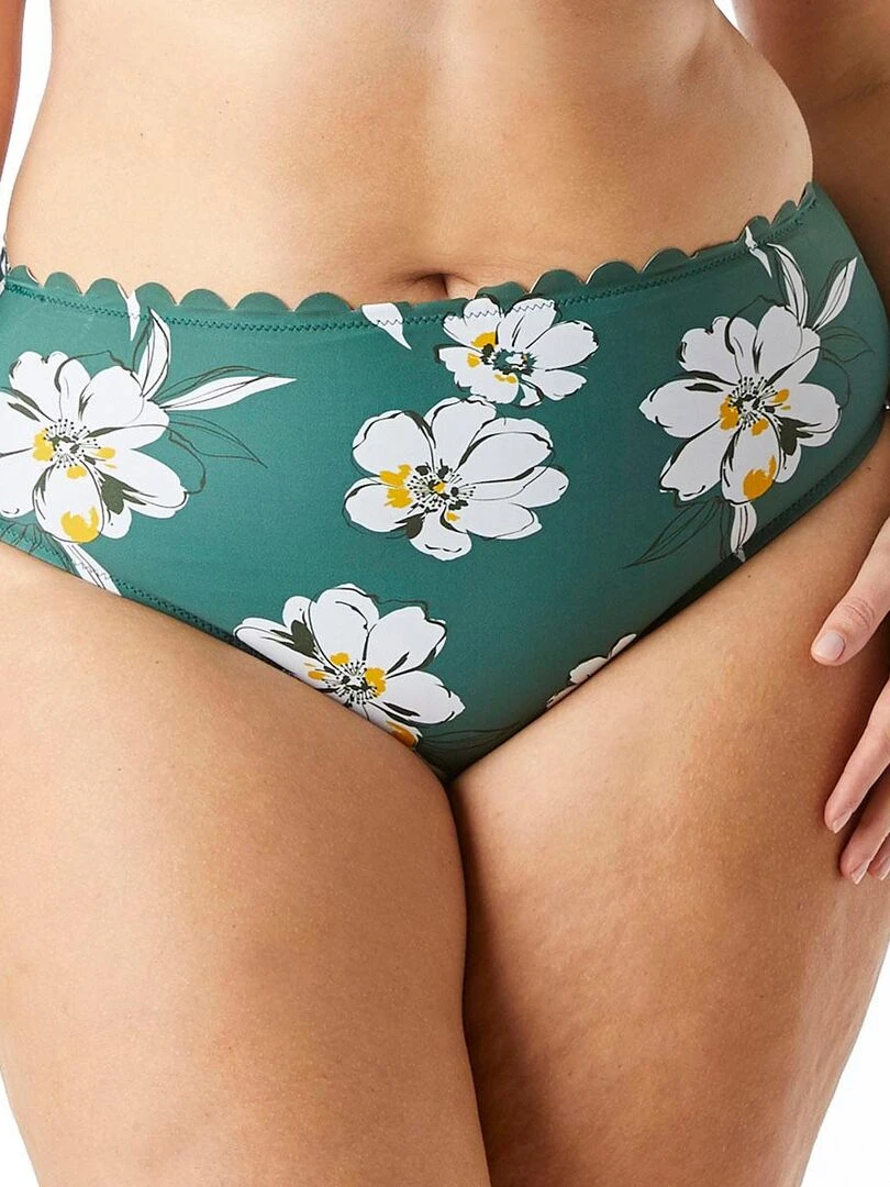 Culotte de bain taille haute BAHIA Brigitte Bardot Bain Vert