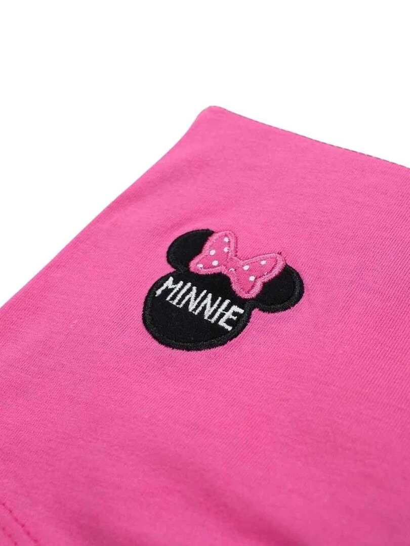Disney   Combishort bébé fille imprimé Minnie en coton   Rose