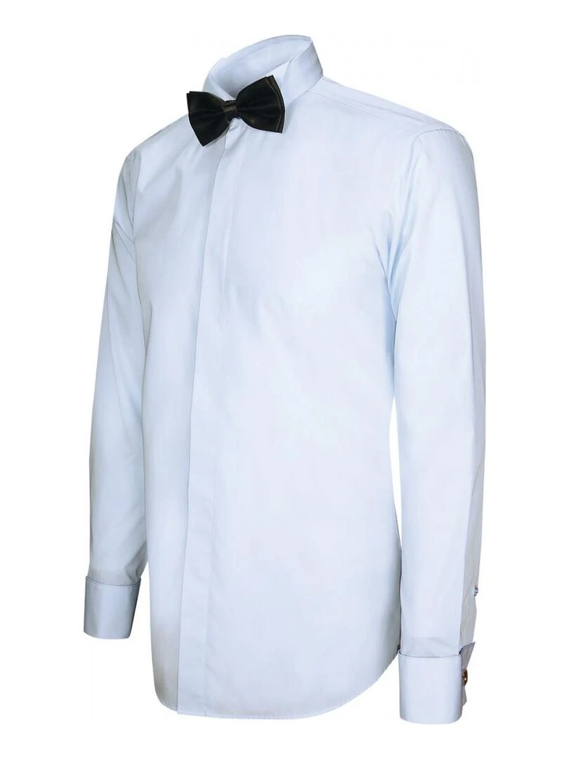 Chemise col cassé PREMIUM   Bleu ciel