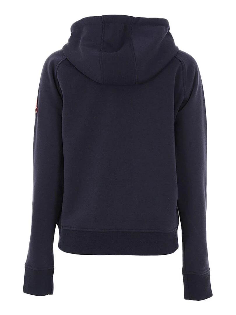 Sweat zippé à capuche femme AUVY Bleu marine