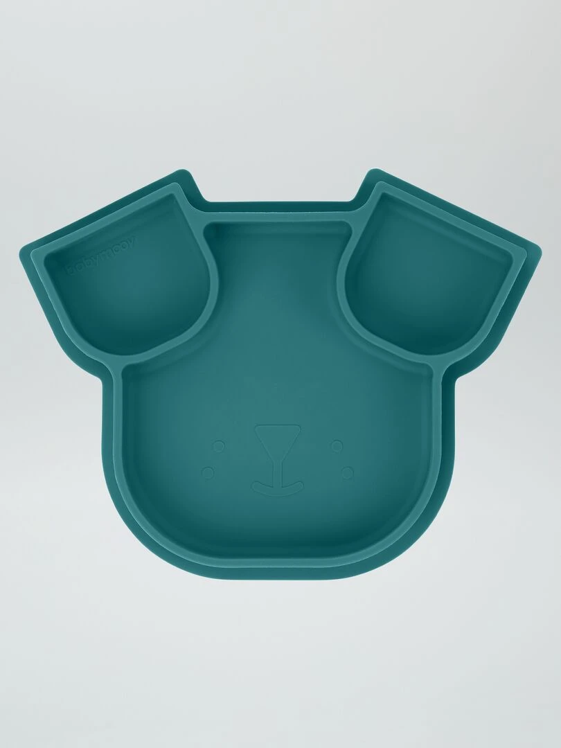 Assiette à compartiments 'Badabulle' Vert