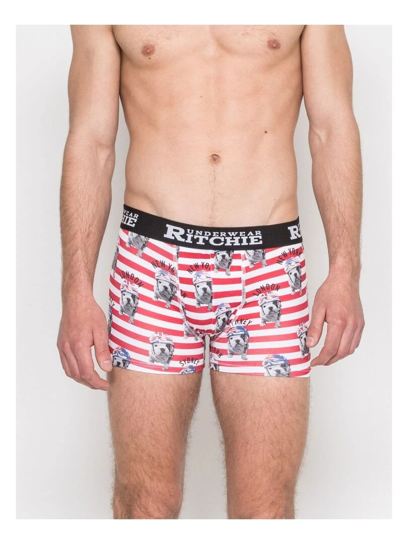 Boxer motifs ROUMATOL   Rouge