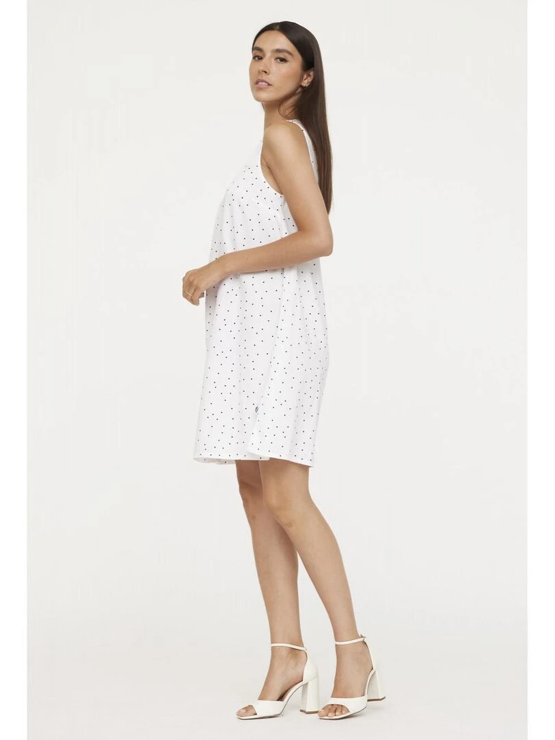Lee Cooper   Robe viscose  LENA   Blanc