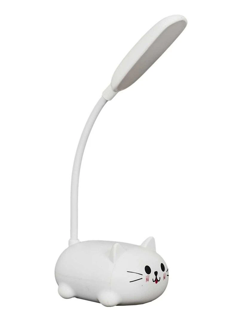 Lampe veilleuse LED chat blanc Blanc