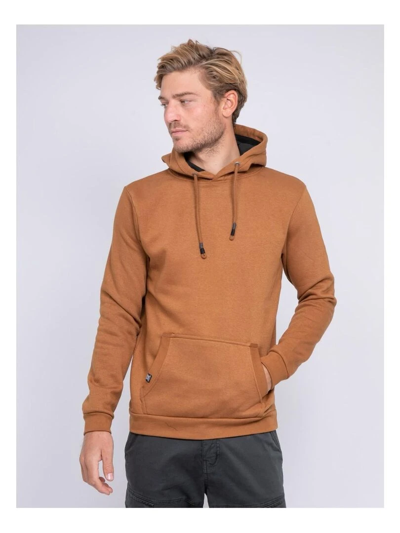 Sweat capuche WIDEM Marron