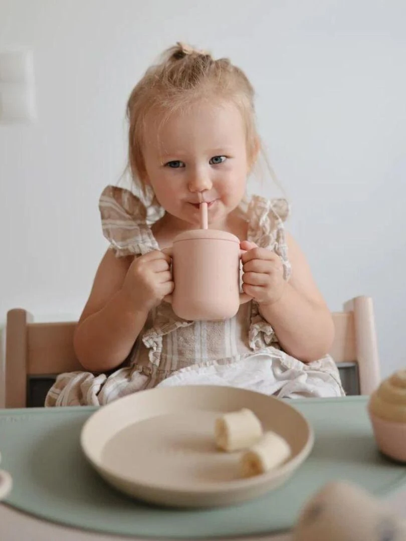 Tasse à paille Blush   Rose