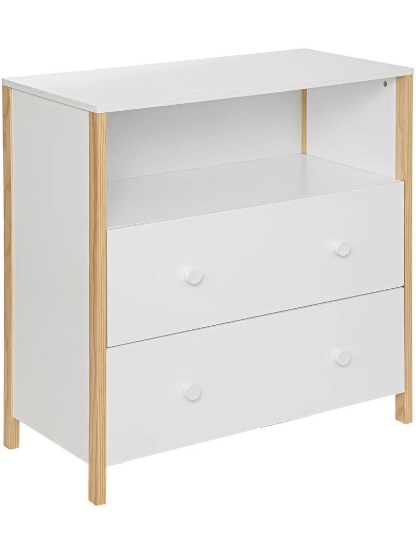 Commode blanche pour enfant Blanc