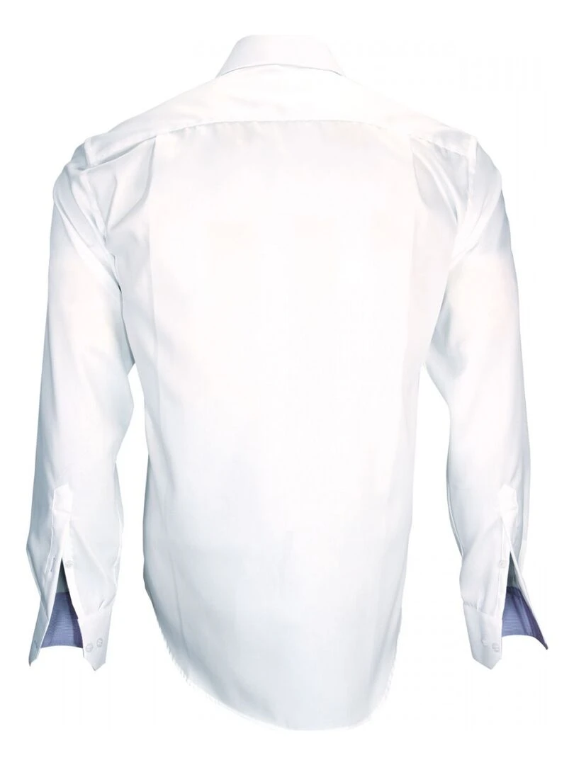 Chemise double fil 120/2 PASOLI Blanc