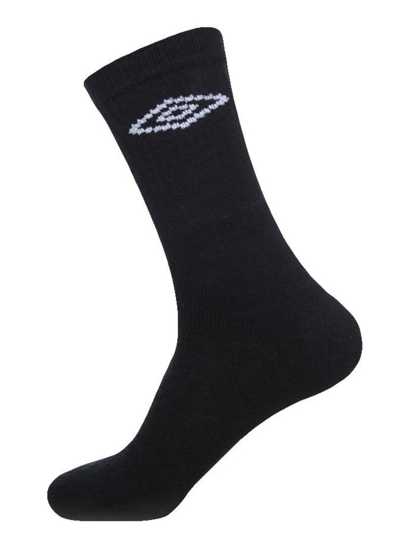 Lot de 6 Paires de Chaussettes Tennis homme Umbro   Noir