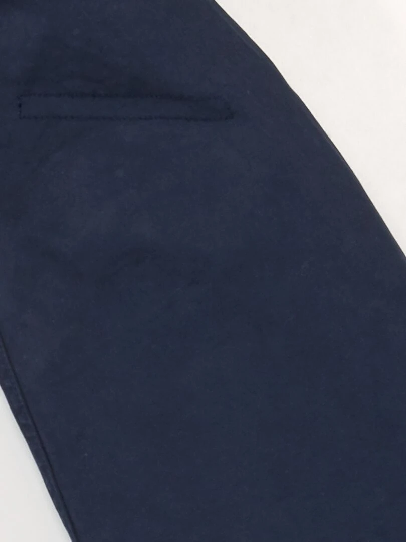 Chino à taille élastiquée   So Easy   Bleu