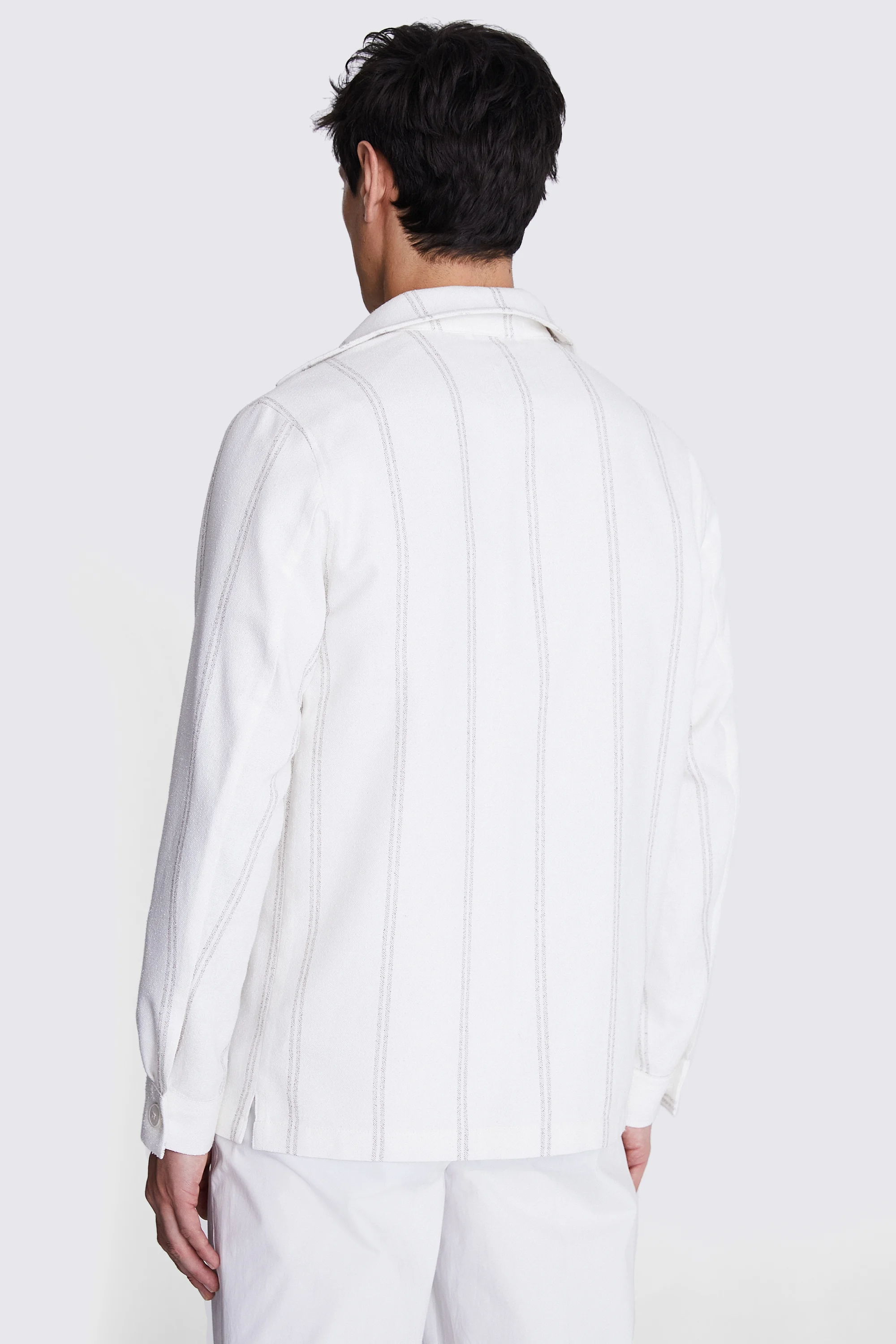 Navy Denim Three Pocket Shacket   Buy Online at Moss