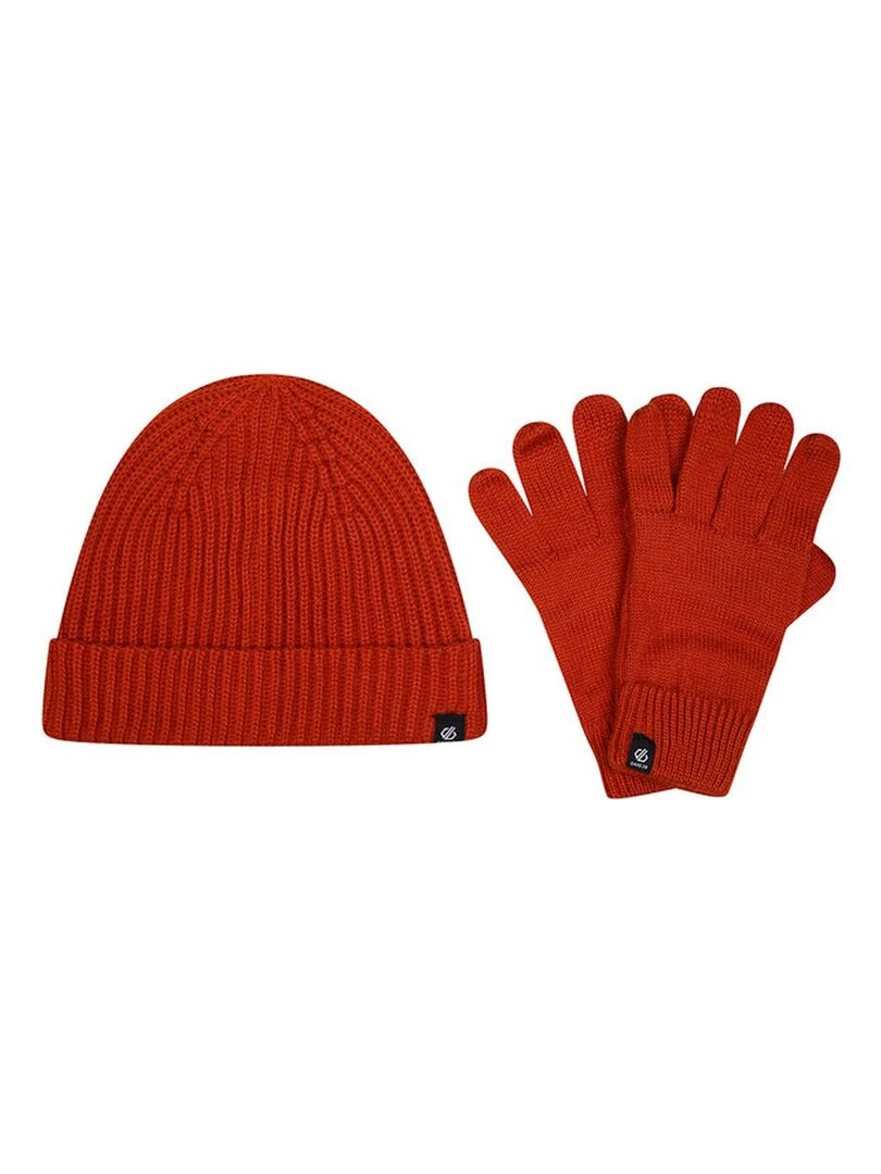 Dare 2B Ensemble bonnet et gants INTRINSICALLY Rouge brique