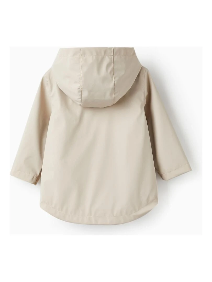 Parka en caoutchouc avec capuche pour bébé garçon SICILIAN DAYS Gris clair