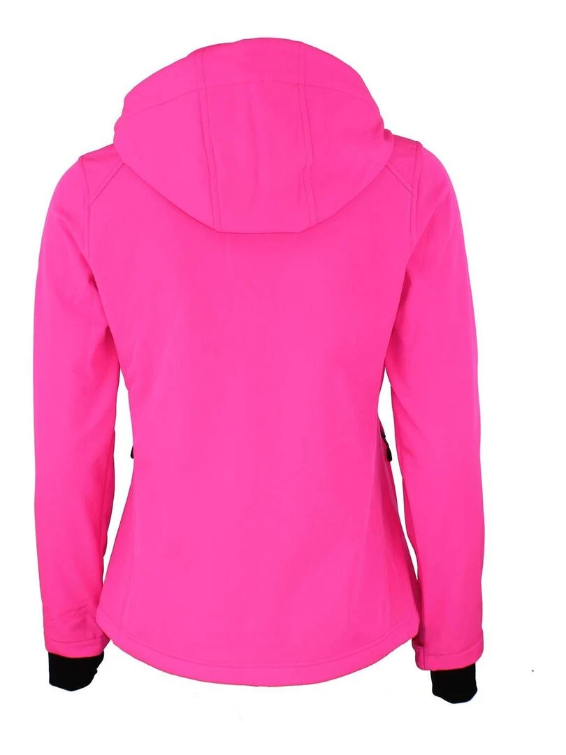 Blouson softshell femme AFORI PEAK MOUNTAIN Rose fushia