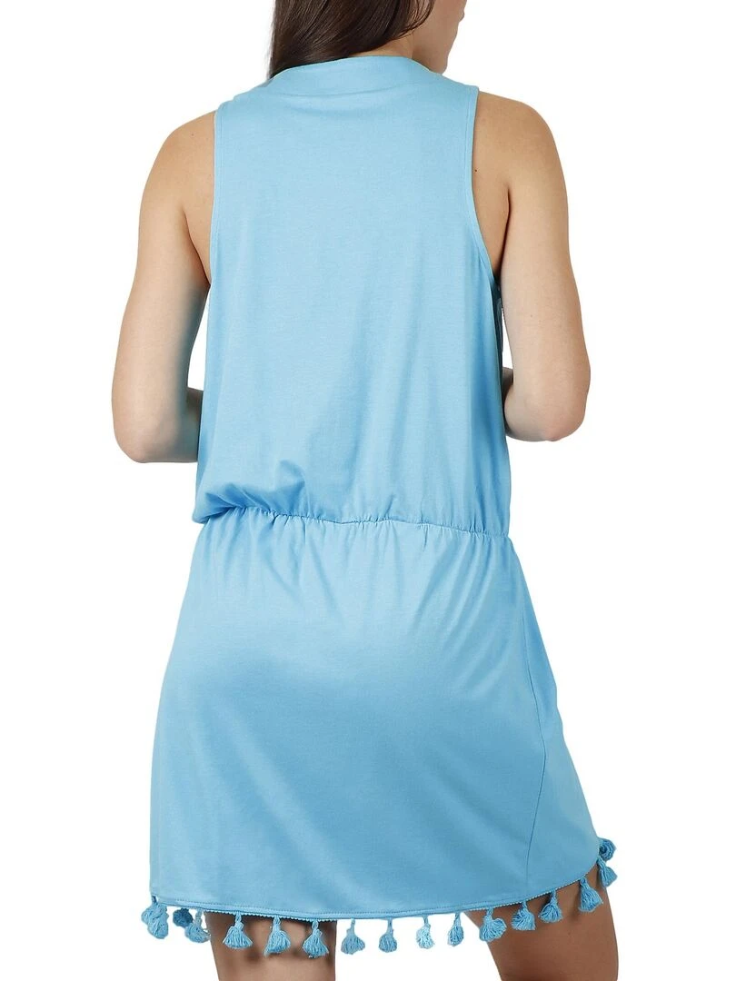 Robe de plage Hawaii Bleu turquoise