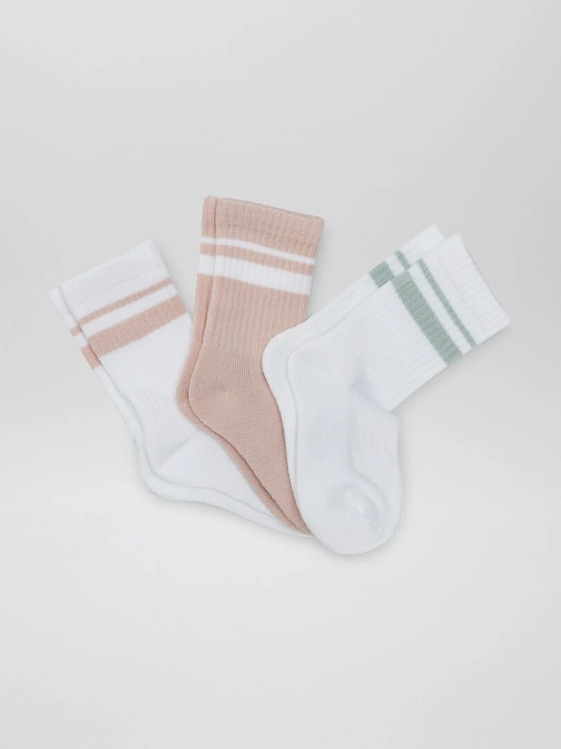 Lot de paires de chaussettes de sport Blanc